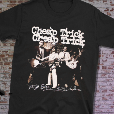 CHEAP TRICK - Band Signatures Shirt tee short sleeve LI107