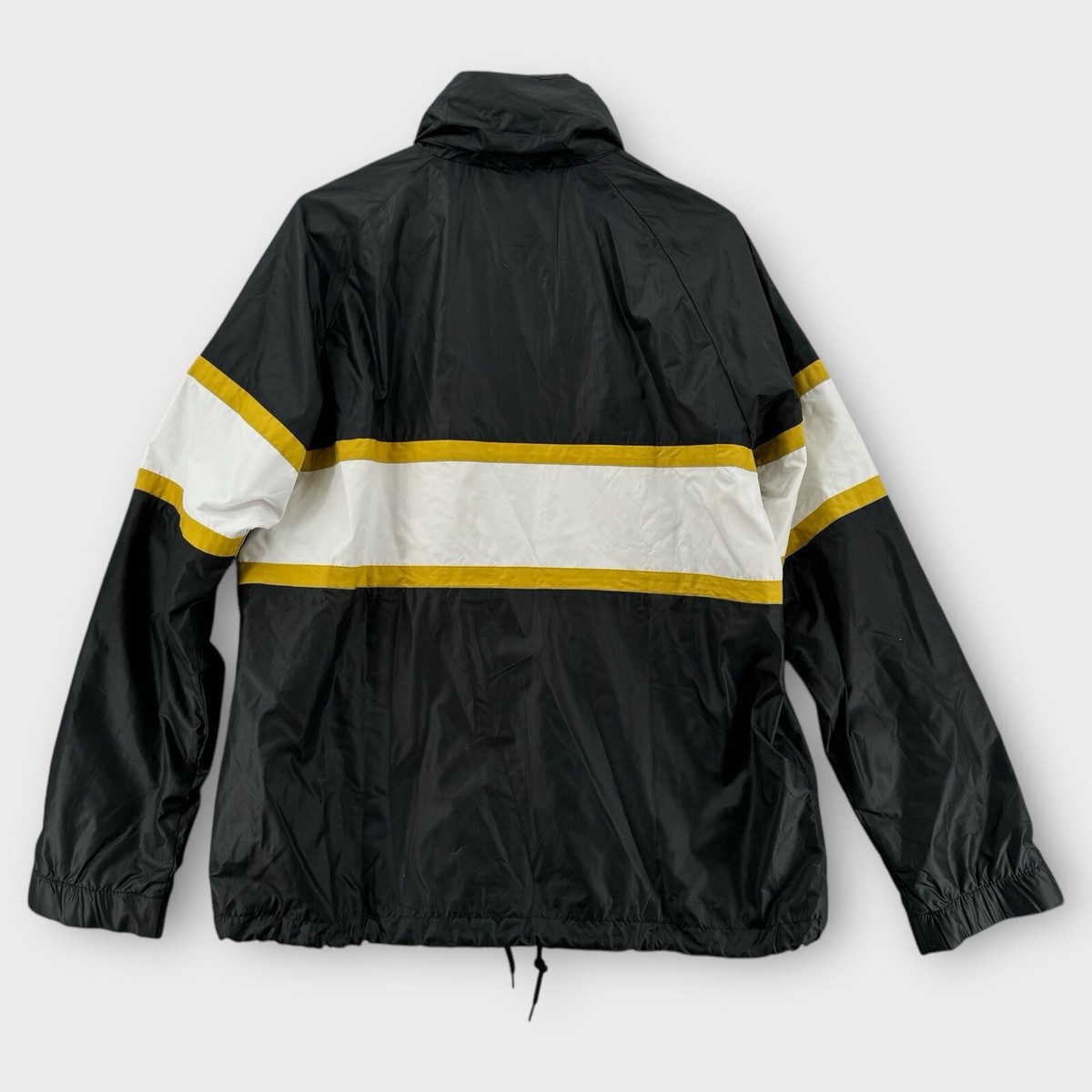 Adidas Jacket Mens Large D3 Originals Black Yellow