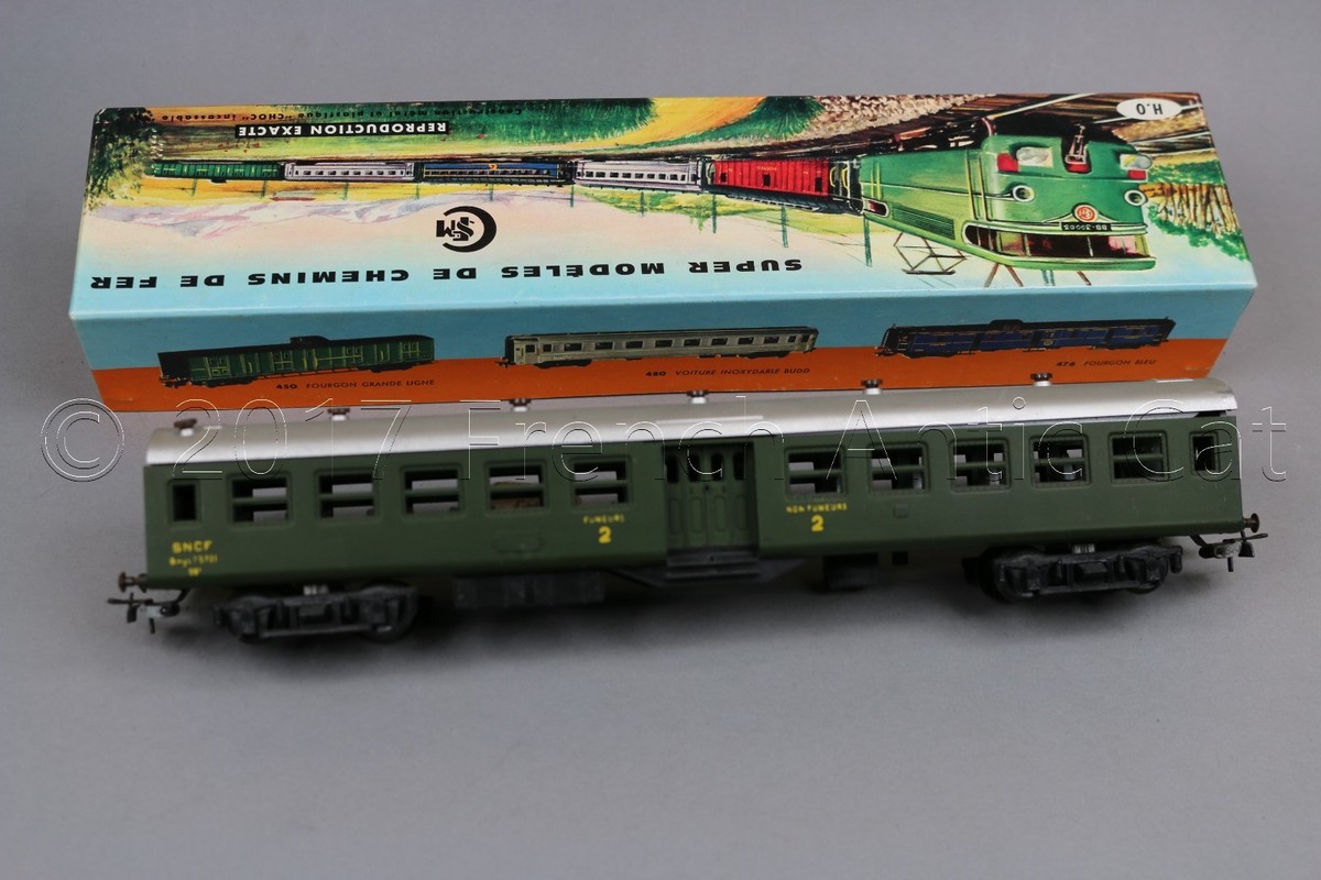 SMCF 486, Voiture De Banlieue Dite Bruhat 2 Cl .Bmyi 7.5721 BO (Ref: #486
