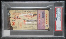 1950 World Series Ticket Game 3 PSA Only 1 Graded Higher Yankees Win Phillies