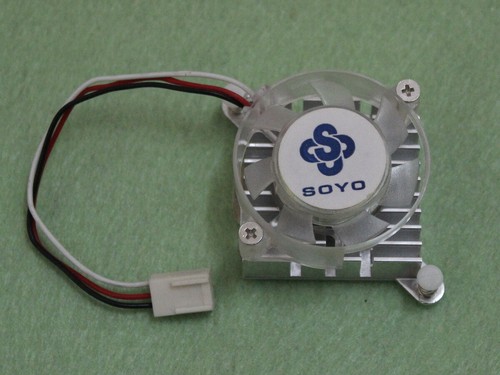 SOYO MSI South / North Bridge Motherboard Chipset Cooler Fan 3Pin 59mm 12V B208 - 第 1/3 張圖片