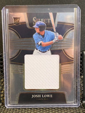 Josh Lowe 2022 Select Rookie Jumbo Swatch - Rays