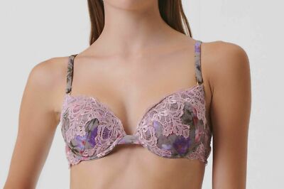 Valery Push-up BH in grau rosa Spitze Gr. 70 C NP 59,99  