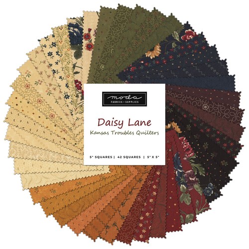 Moda Quilting Jelly Roll Patchwork Daisy Lane 2.5 Inch Fabrics - Picture 3 of 5