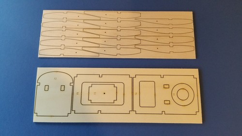 Chatterbox Vic Smeed - FF/RC model Plane ~ Laser-cut Wing RIB & former SET - Picture 2 of 3
