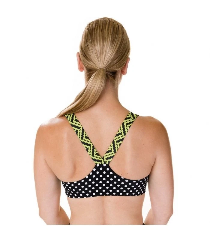 NUEVO CON ETIQUETAS ONZIE Mujeres S/M IMPRESO Lo último Yoga/Correr/Gimnasio Sudadera Sujetador Deportivo Top Foto 4 de 4