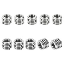 10pcs Thread Repair Insert Nut Adapters Reducer M10*1.5 Male to M6*1 Female 8mm