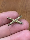 Vtg WW1 US Army Military Officer Field Artillery Collar Insignia Pin WWI Lapel