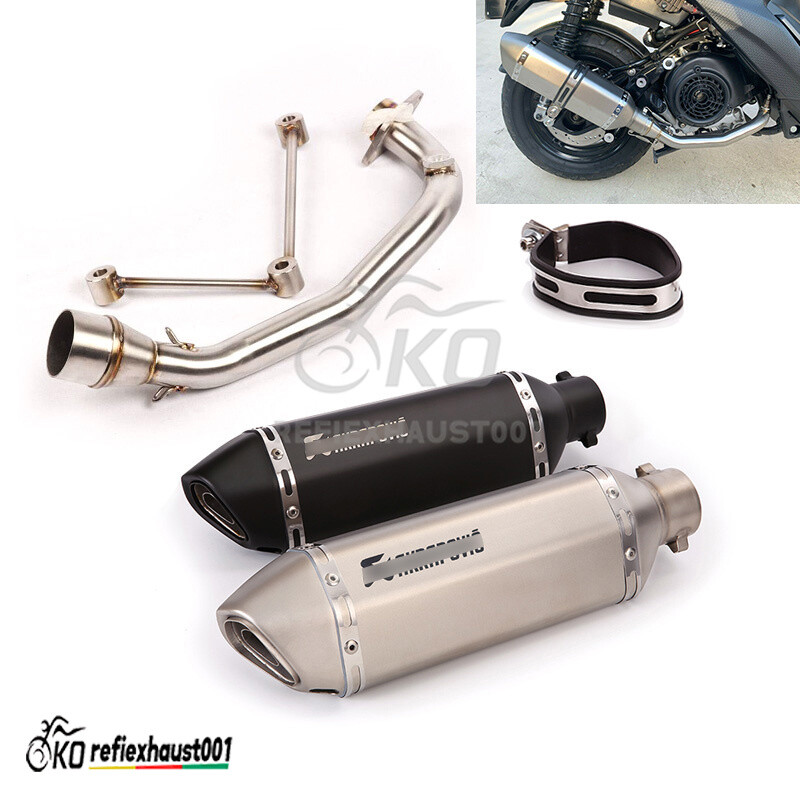 For Yamaha Zuma 125 BWS 125 Exhaust Front Link Pipe Motorcycle Muffler