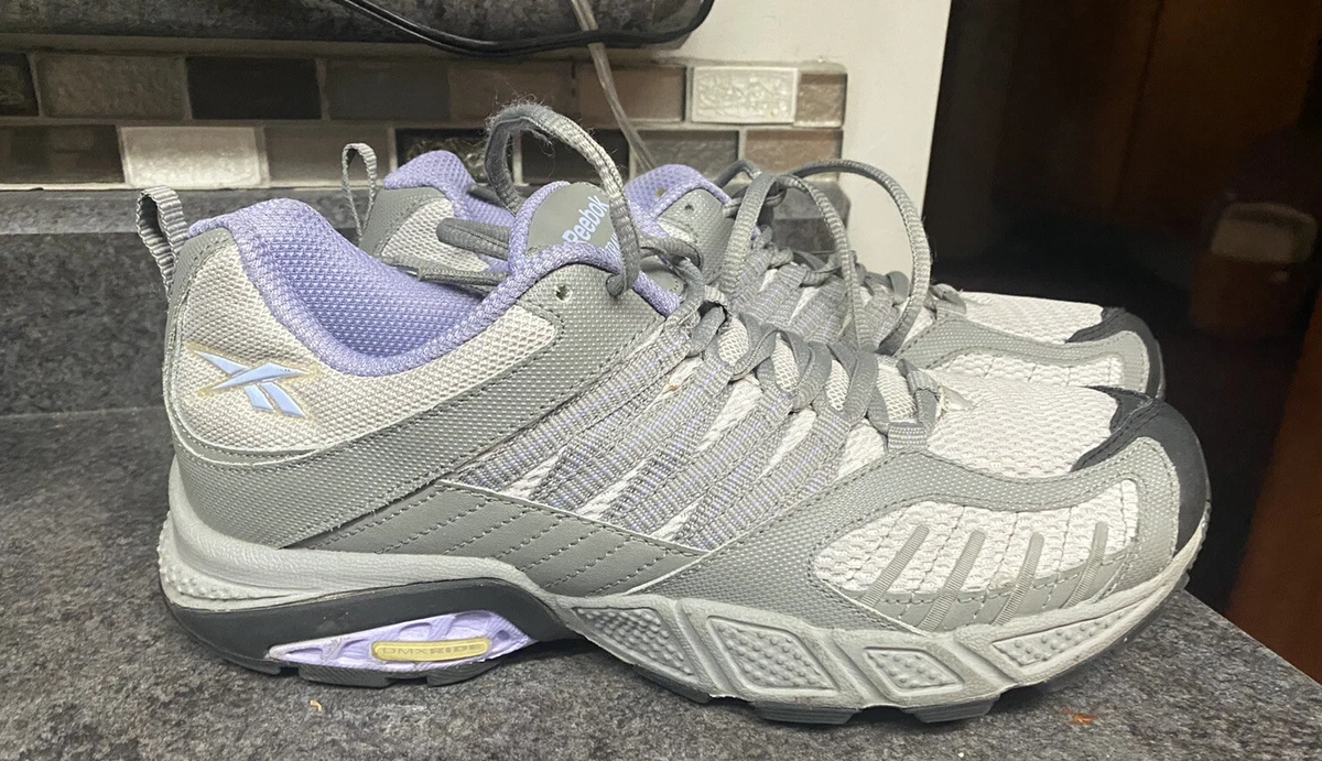 Reebok Trail DMX Ride Size 9 Gray Mesh Running Shoes | eBay