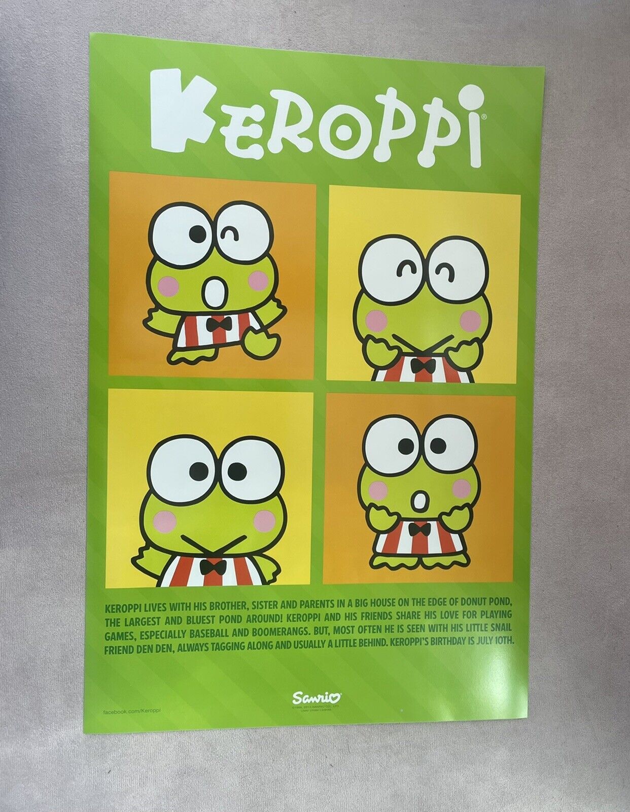 Sanrio Friend of the Month: Keroppi