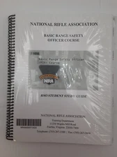 National Rifle Assoc. Basic Range Safety Officer Course RSO Student Study Guide
