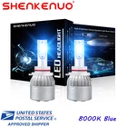 2-sides 9012 LED Headlight kit Hi Low Beam 8000K Super Bright High power Bulbs