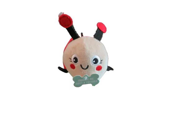 NEW Dog Toy LadyBug with Loud Squeaker “Hey Lady” | Fringe - Image 3 of 3