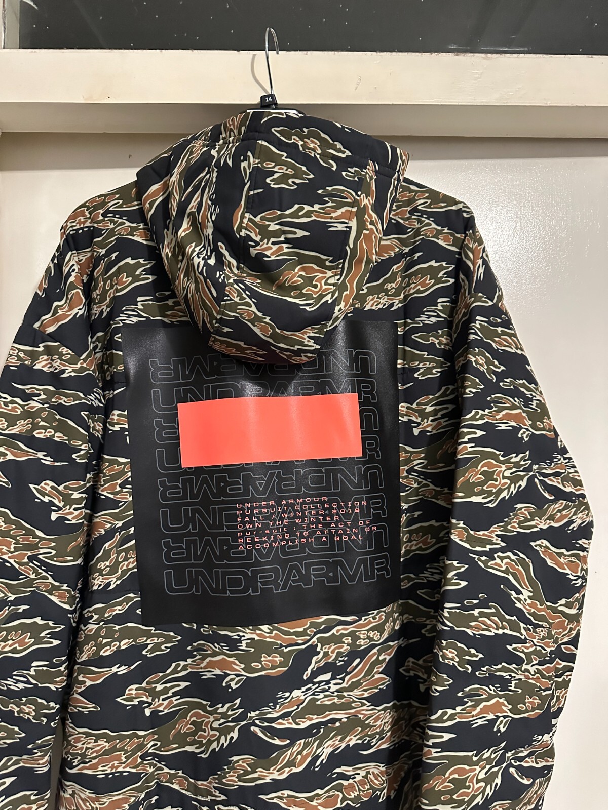 Under Armour Men's Camo Jacket Primaloft Insulation Rare Sample Coldgear Hoodie image 9