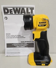 New Dewalt DCL040 20-Volt Max Lithium-Ion LED Worklight Flashlight