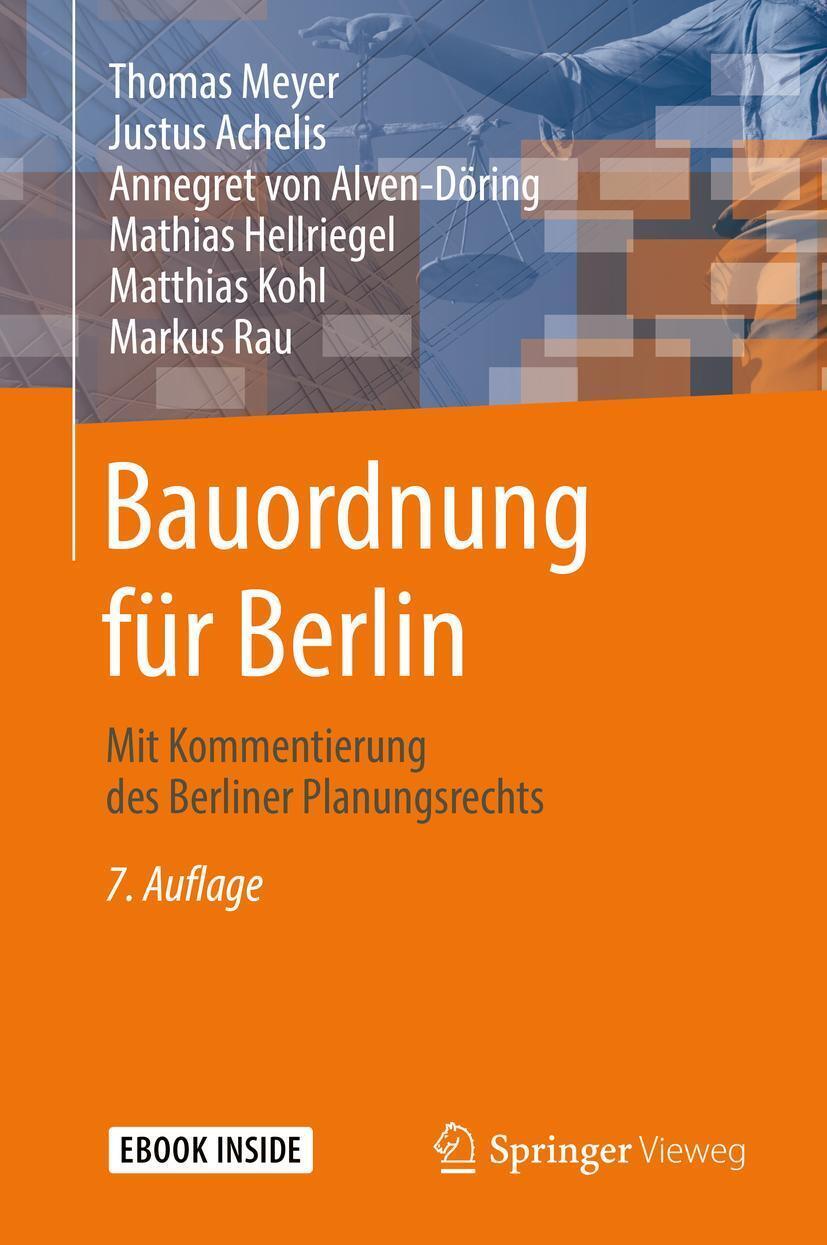 Thumbnail - Bauordnung Für Berlin Mit Kommentierung Des Berliner Planungsrechts