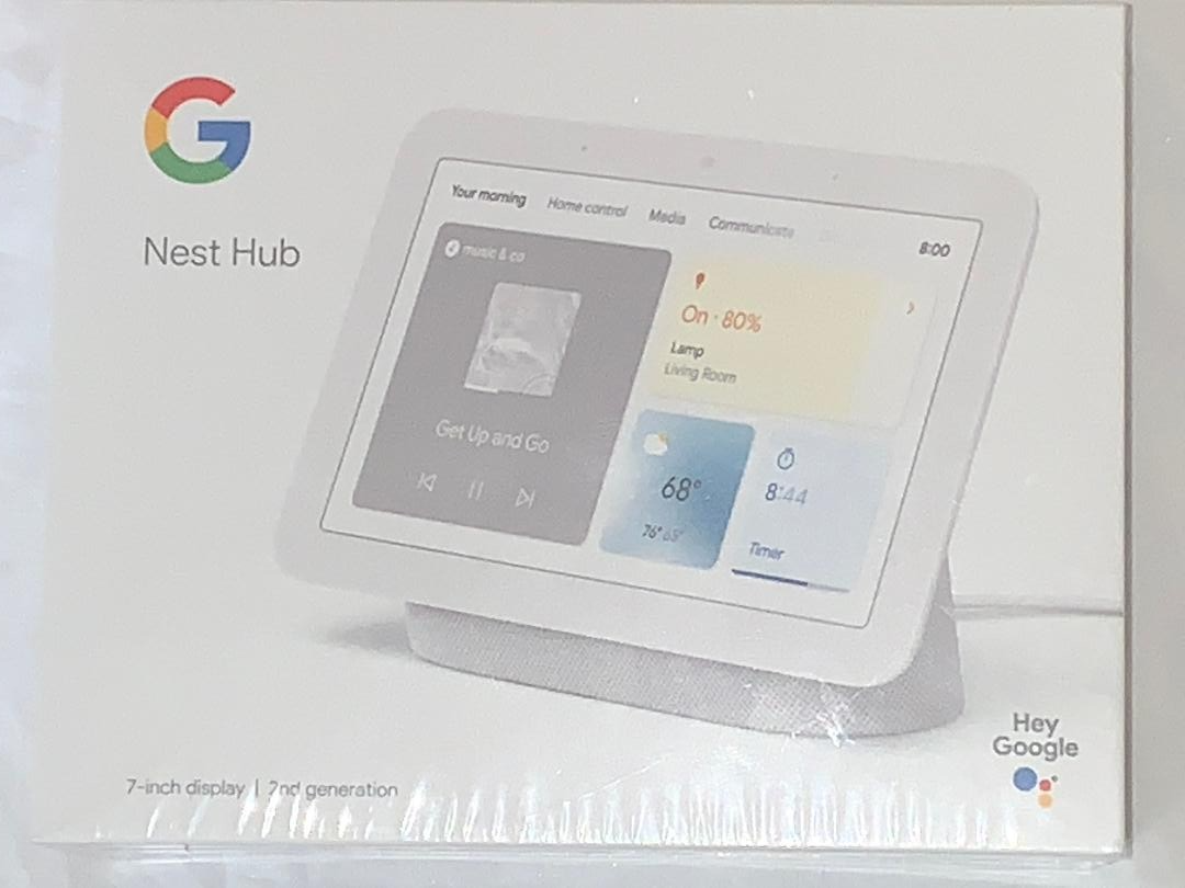 Google Nest Hub (2nd Gen.) Smart Display - Chalk **BRAND NEW IN