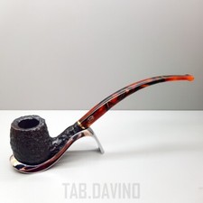 PIPA SAVINELLI ROSSI CAPITOL BRUYERE RUSTICATA NERA 6MM RCB26 MADE IN ITALY