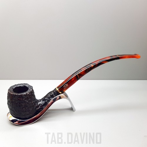 Pipe SAVINELLI ROSSI CAPITOL BRUYERE Rusticated Black 6MM RCB26 Made IN Italy