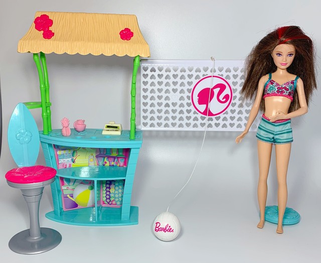 barbie pink passport ken doll with motorcycle