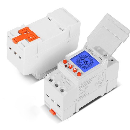 Digital LCD Display 24 Hour Electronic Time Intelligent Analog Timer Switch R1Q9 - Picture 6 of 11