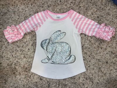 Bunny Rabbit Spring Easter Shirt 12 Months