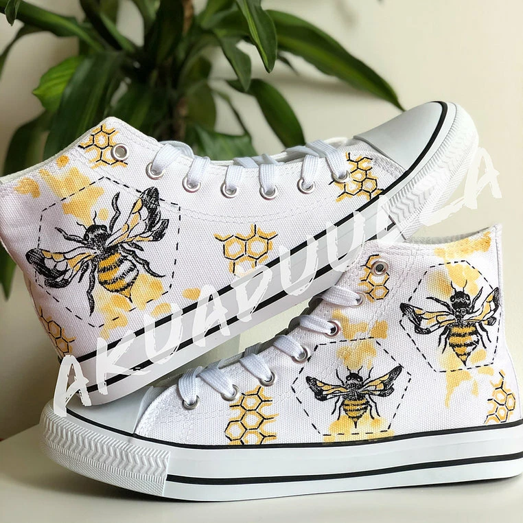Personalised canvas hotsell shoes