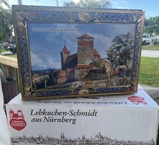 Nurnberg Germany 2012 Lebkuchen Large Biscuit Cookie Tin Box Blue