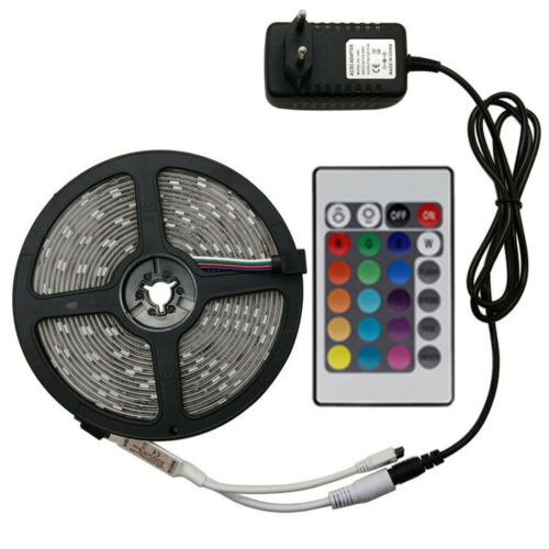 LED Strip Light RGB 3528 SMD Flexible Ribbon RGB Stripe 5M 10M 15M tape kit - Picture 2 of 6