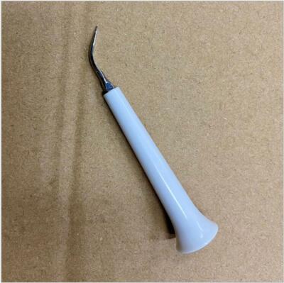 Electric Sonic Dental Calculus Scaler USB Rechargeable Touch Control Teeth White