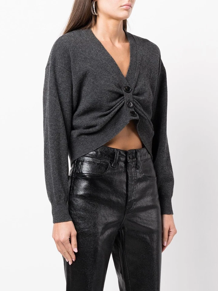 NUEVO ALEXANDER WANG Cárdigan Recortado Cuello en V Talla S $562