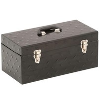 Husky Portable Steel Metal Tool Box Storage Organizer Container Hand Carry, 20” Husky Portable Steel Metal Tool Box Storage Organizer Container Hand Carry, 20”