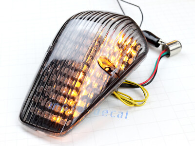 Integrated LED Rear/Tail Light For VTX VTX1300 VTX1800 Custom Brake Turn Signals