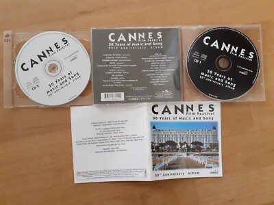 2-CD-Set Cannes Film Festival - 50 Years of Music and Song MILAN 1997