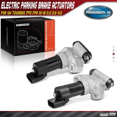 2x Electric Parking Brake Actuators Rear for VW Touareg 7P5 7P6 10-18