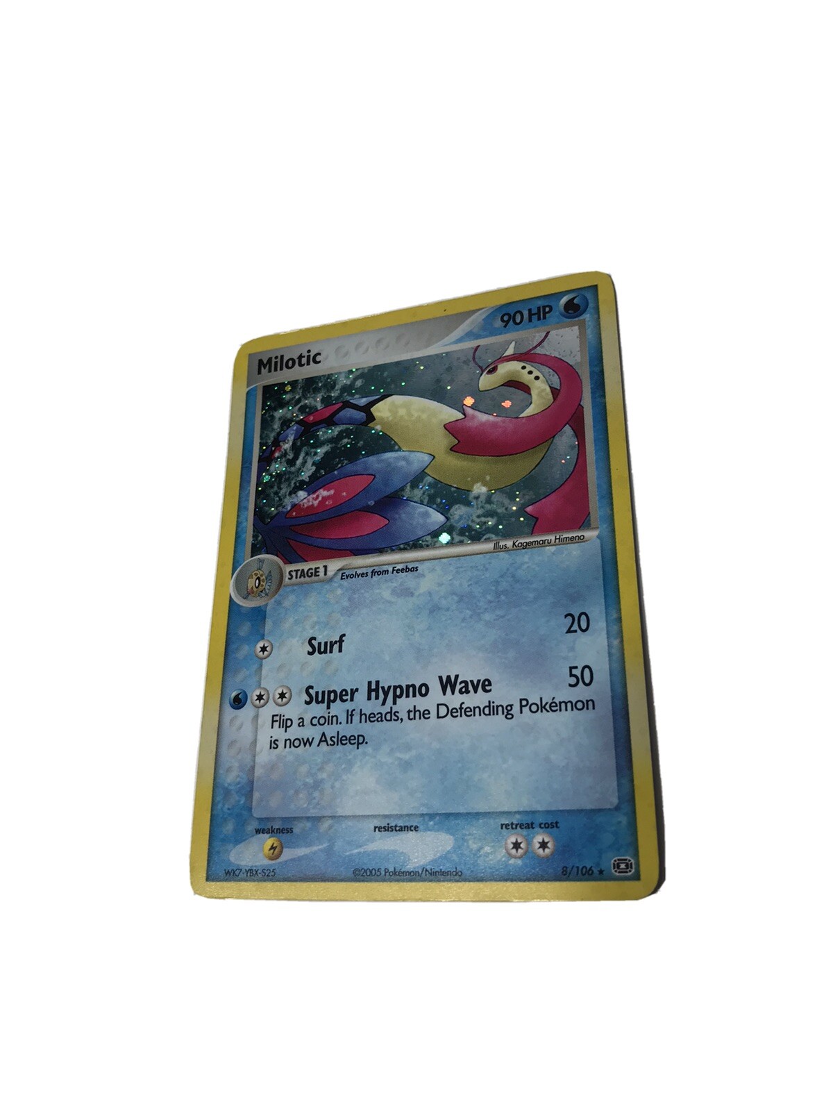 Milotic (8/106) Ex Emerald Holo Rare Near Mint NM
