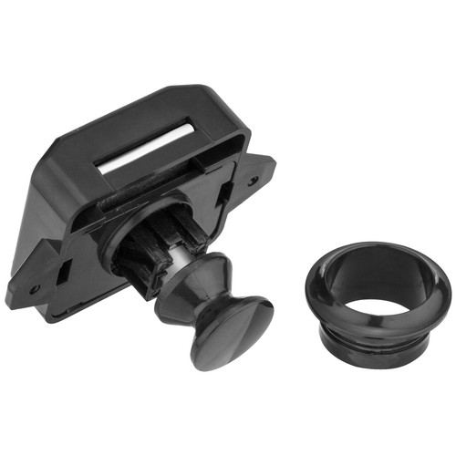 5-20x Möbelschloss Push Lock Schwarz für Wohnwagen Wohnmobil Boot Schrank Griff - Bild 11 von 60