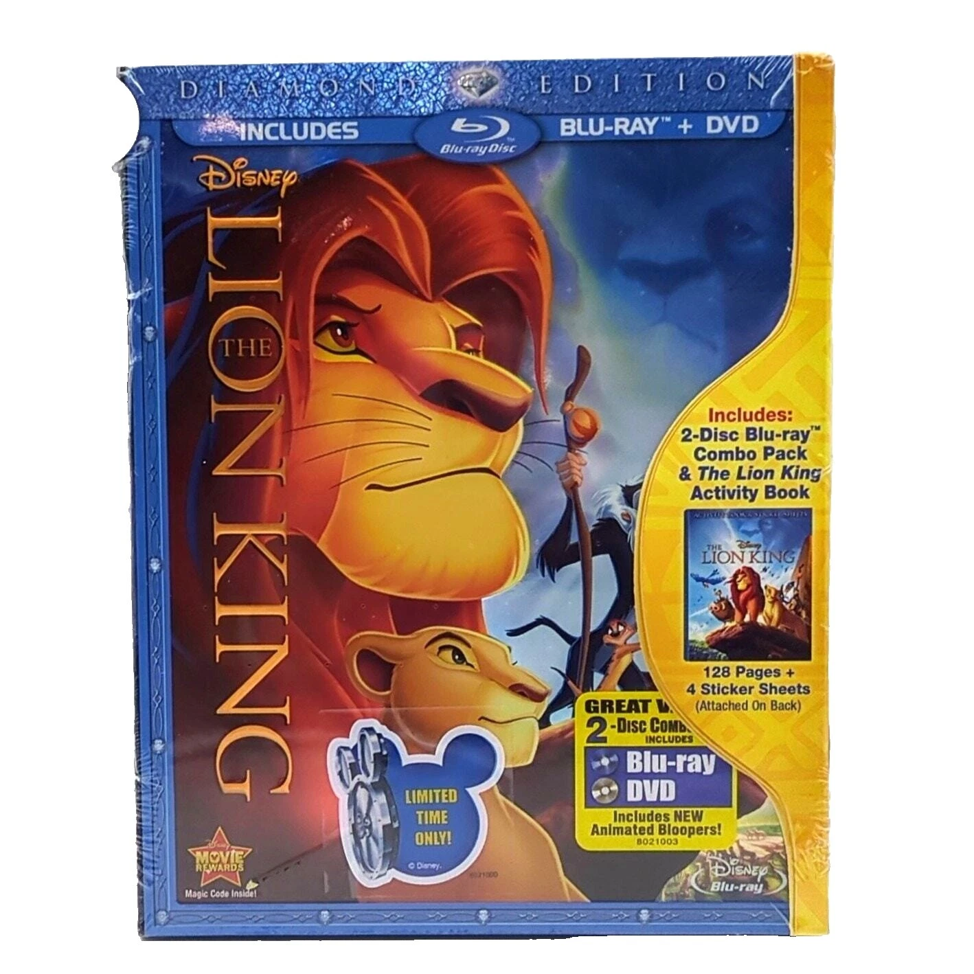 O Rei Leão Edição Especial de DVDs e discos Blu-Ray