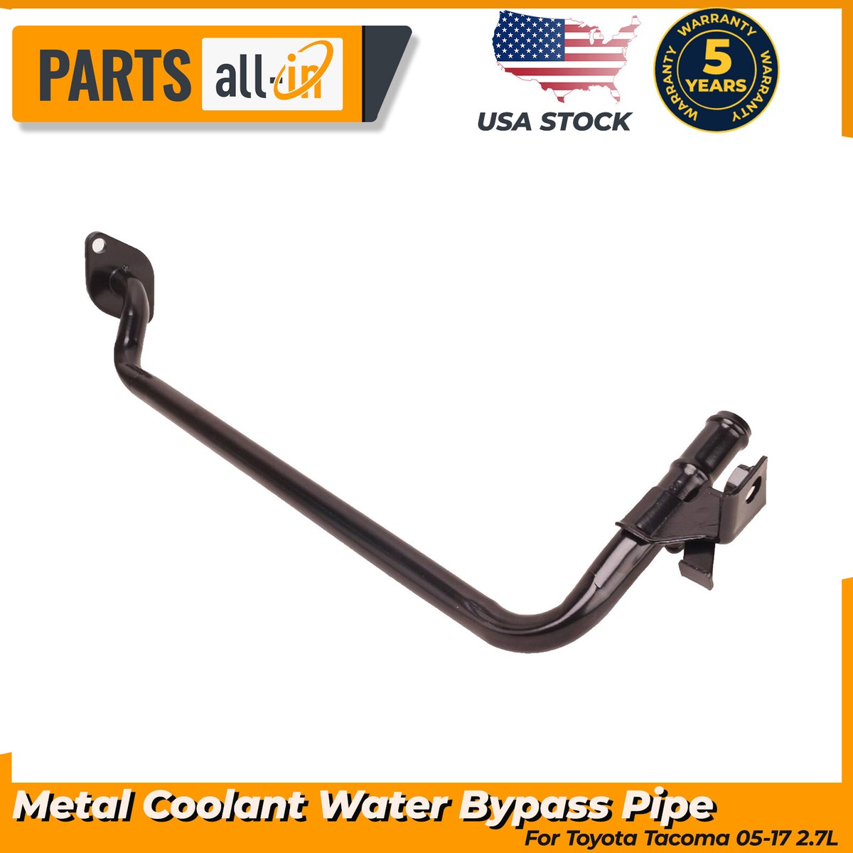 Metal Coolant Water Bypass Pipe for Toyota Tacoma 05-17 2.7L