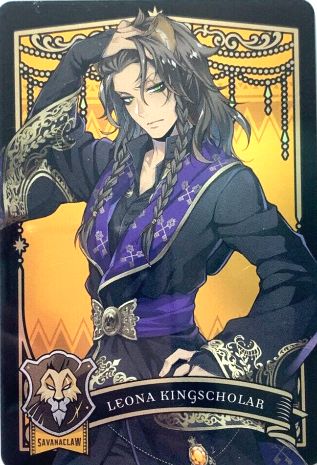 Leona Kingscholar Disney Twisted Wonderland Plastic card Japanese