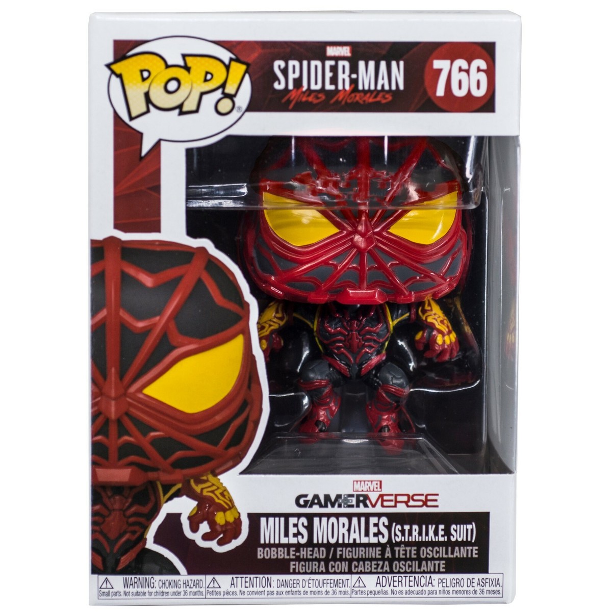 Spider-Man Miles Morales S.T.R.I.K.E. Suit Funko Pop #766 Spider-Man Miles Morales S.T.R.I.K.E. Suit Funko Pop #766