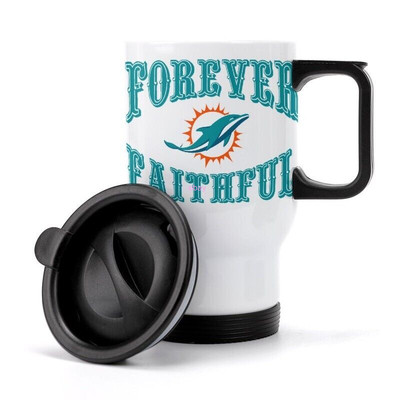 Forever Faithful Fans Coffee Mug Stainless Steelc Car Mug Miam Dolphin
