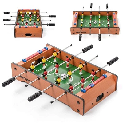 METEOR MINI Tischkicker Kickertisch Kicker inkl. 2 Bälle Tischfußball für Familie Spiel