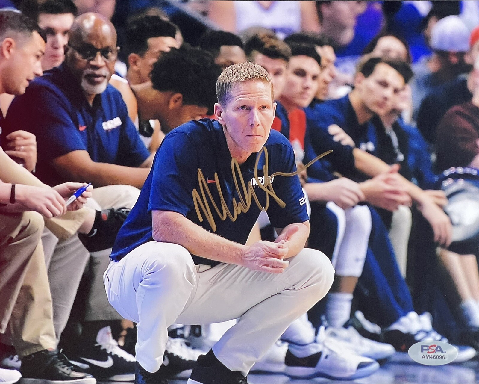 Mark Few Autographed Signed Gonzaga Bulldogs 8x10 Photo PSA/DNA 