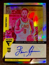 LAMAR STEVENS 2020-21 PANINI FLUX ROOKIE AUTOGRAPH SILVER PRIZM rc auto INFLUX