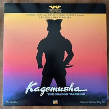 Kagemusha  1980 Laserdisc 2 Disc Widescreen Subtitled Kurosawa -Tested