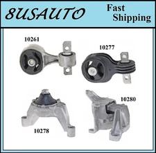 4PCS MOTOR & TRANS MOUNT FIT 2019-2024 ACURA RDX 2.0L