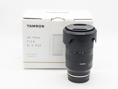 Video*[NEUWERTIG] Tamron 28-75 mm F/2.8 Di III RXD Objektiv Sony E Mount JP...