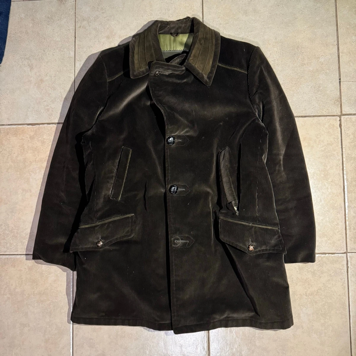 【80s】Euro Vintage Black Corduroy Coat vintage corduroy jacket products for sale | eBay
